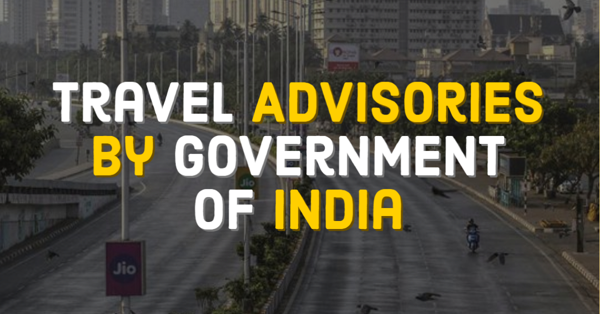 current travel advisories india