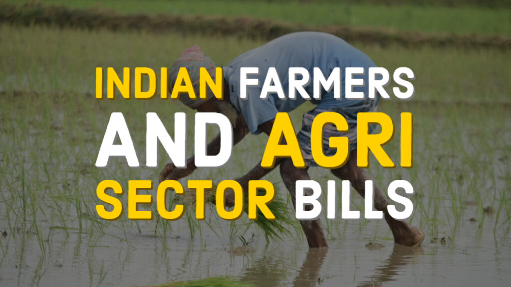 Indian farmers and agri bills