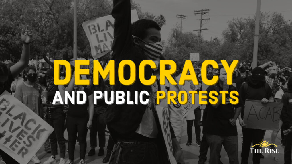 Rolling the Dice of Democracy through Protests