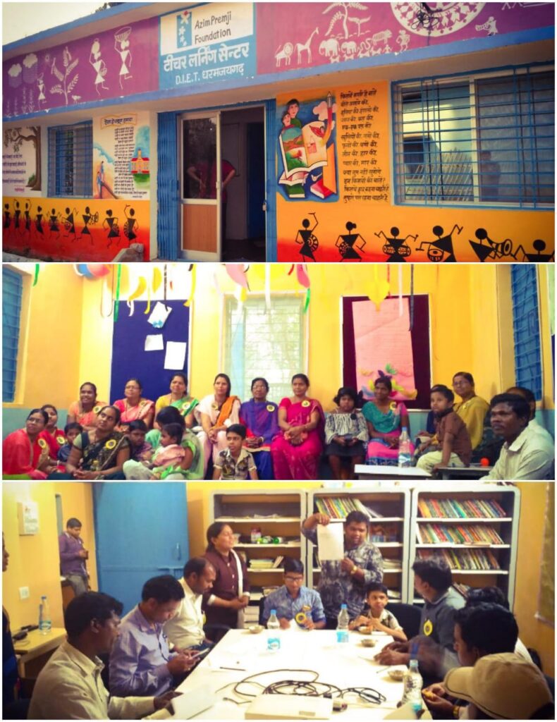 Teachers’ Day celebrations at Azim Premji Foundation’s Learning Resource Centre in Dharamjaigarh town of Raigarh district in Chhattisgarh