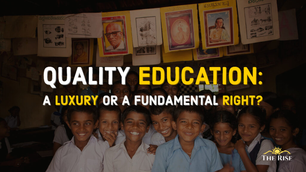 Cost of education is deepening divide