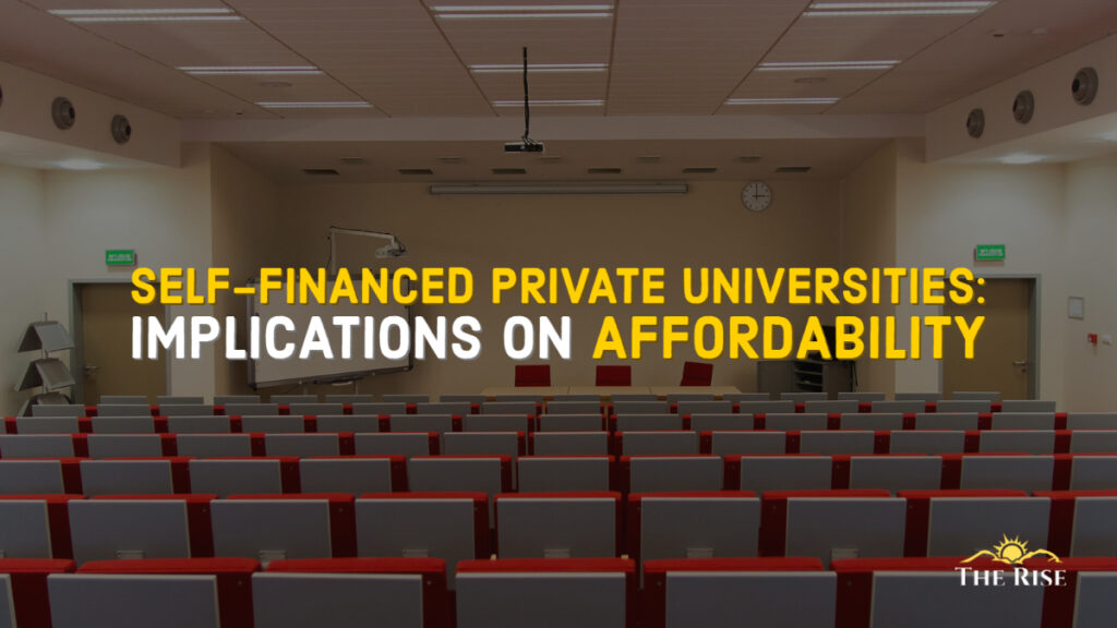 self financed private universities and affordability