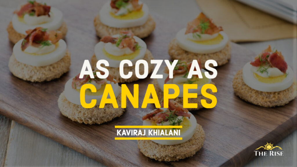 AS COZY AS CANAPES