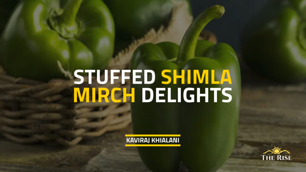 STUFFED SHIMLA MIRCH DELIGHTS