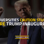 Trump Inauguration Universities Students