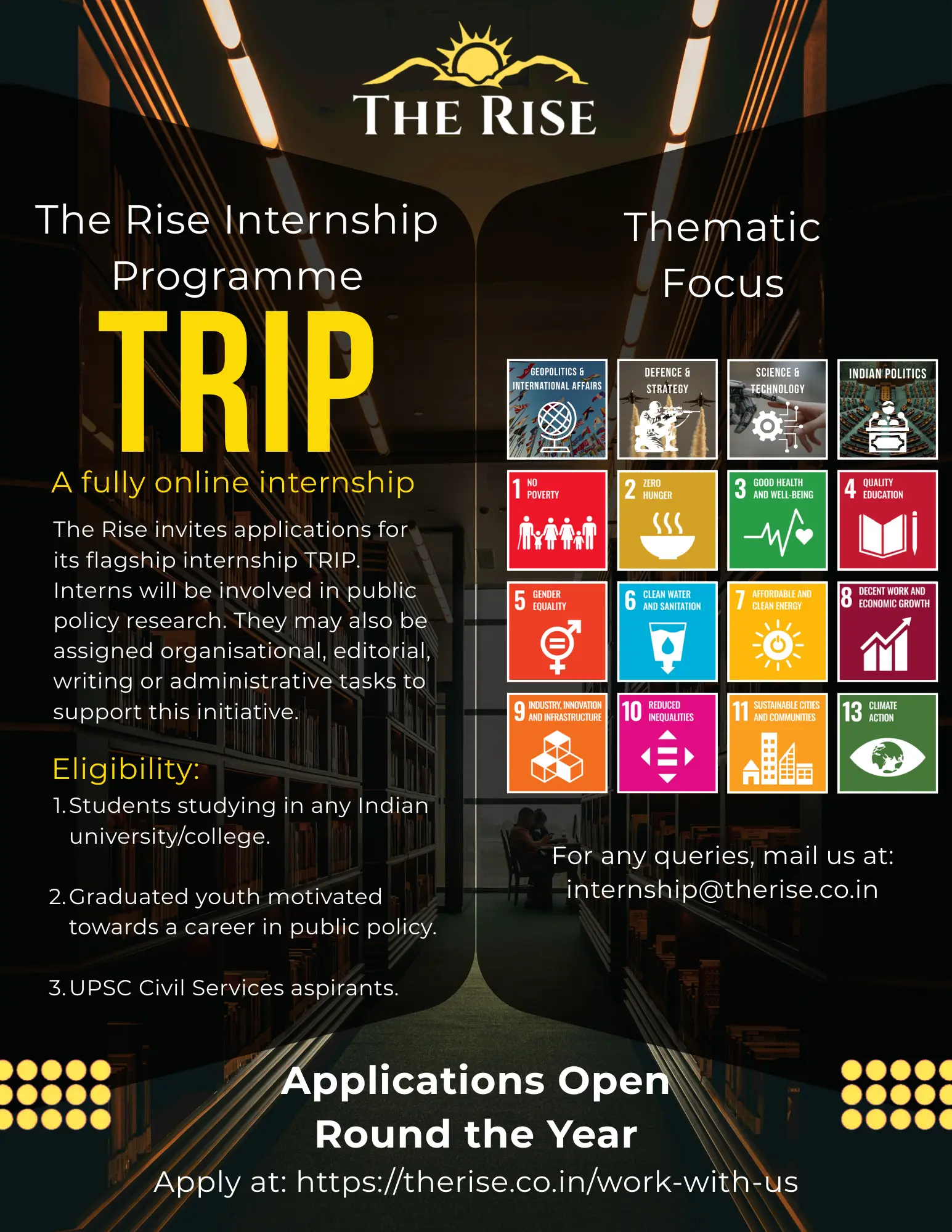 The Rise Internship Programme - The Rise