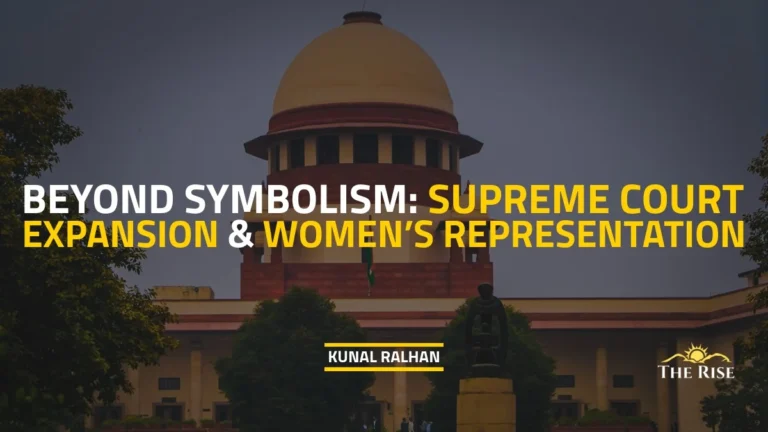 Beyond Symbolism: Supreme Court Expansion & Women’s Representation
