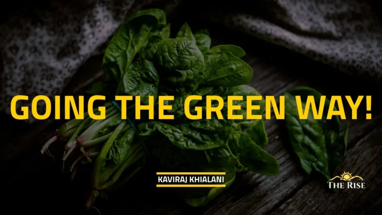 GOING THE GREEN WAY!