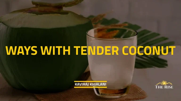 Ways With Tender Coconut!